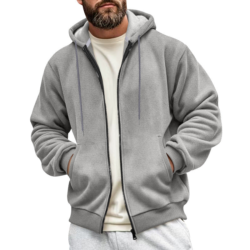 Herren Kapuzenpullover mit innovativem Material und praktischen Taschen EB