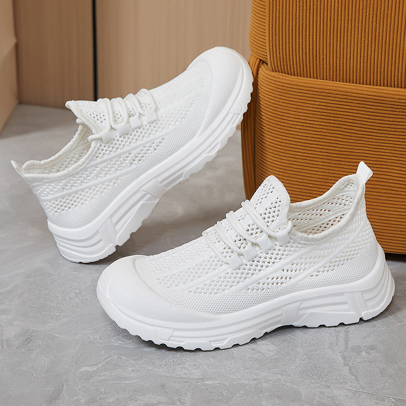 Damen Komfortable und atmungsaktive Freizeitsneaker mit elastischem Schnürsystem EB