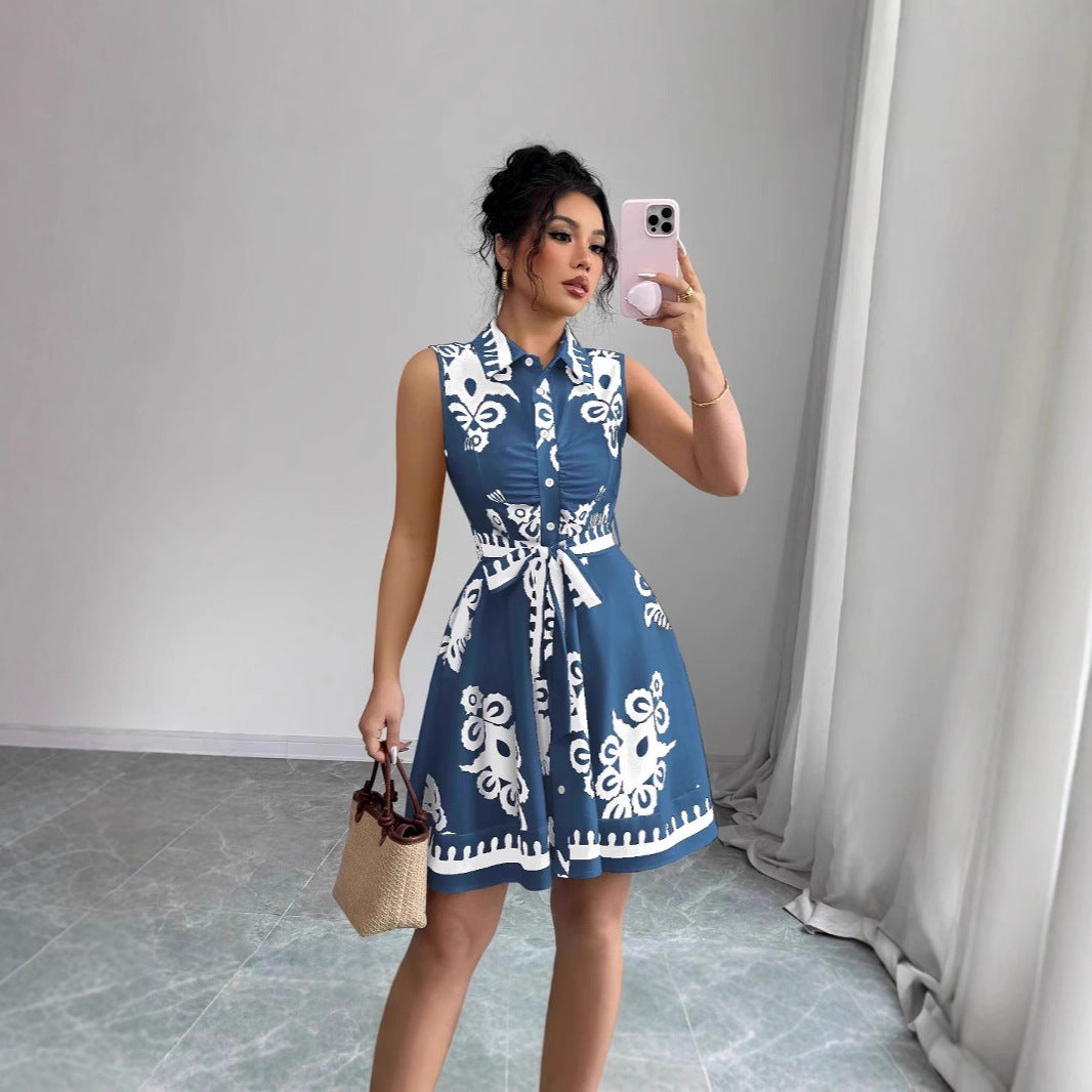 Damen Sommerkleid mit tailliertem Schnitt EB