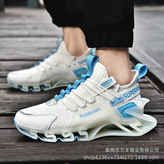 Damen Sportliche Hochleistungs-Sneaker mit atmungsaktiver Mesh-Oberfläche und rutschfester Sohle EB