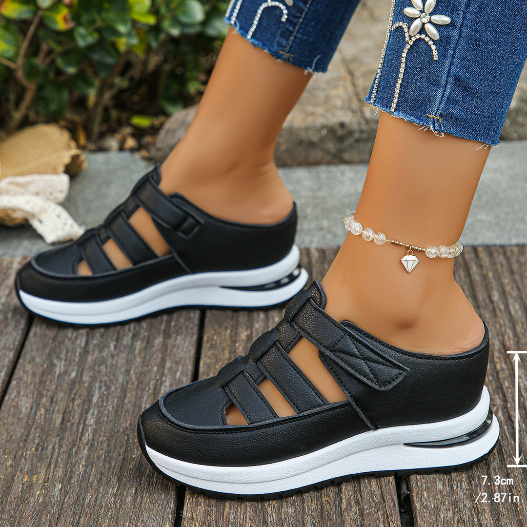 Damen Freizeitsneaker mit ergonomischem Design und verstellbaren Riemen EB