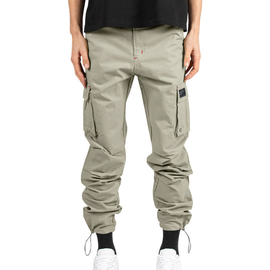 Herren Cargo-Hose mit praktischen Seitentaschen und verstellbarem Kordelzug EB