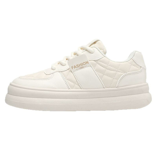 Damen Modische Sneaker mit gepolstertem Kragen und robuster Sohle EB