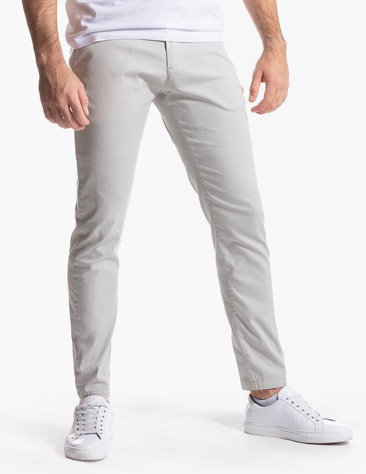 Herren Slim-Fit Chinohose aus atmungsaktivem Material EB