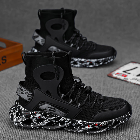 Damen Sportliche High-Top Sneakers mit innovativem Traktionsdesign EB