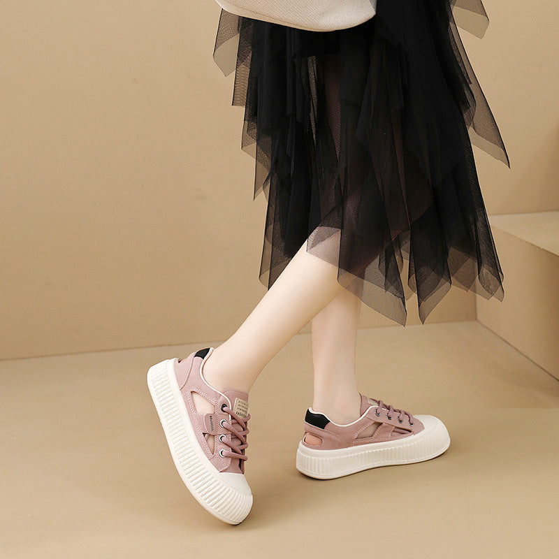 Damen Sportliche Sneaker mit atmungsaktiver Mesh-Oberfläche und flexiblem Design EB