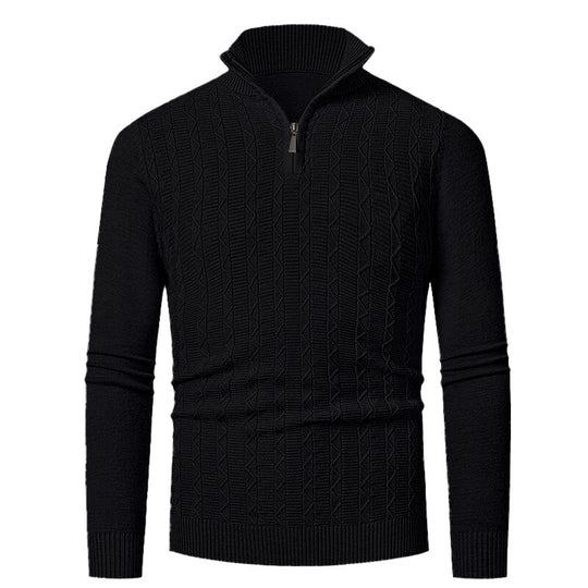 Herren Strickpullover mit Stehkragen EB