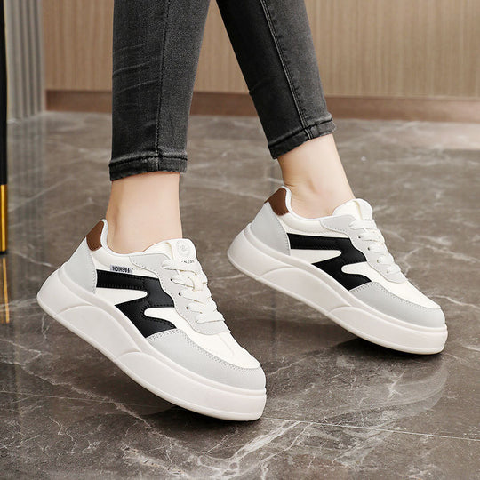 Damen modische Sneakers mit rutschfester Laufsohle und atmungsaktivem Obermaterial EB