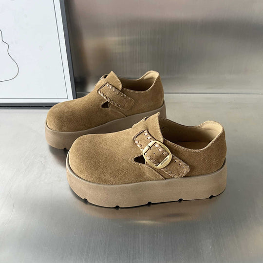 Damen Clogs mit modischem Riemen und komfortablem Fußbett EB