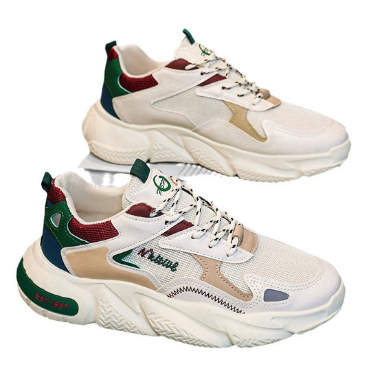 Damen Sportliche Chunky Sneakers mit atmungsaktiver Mesh-Oberfläche und dämpfender Sohle EB