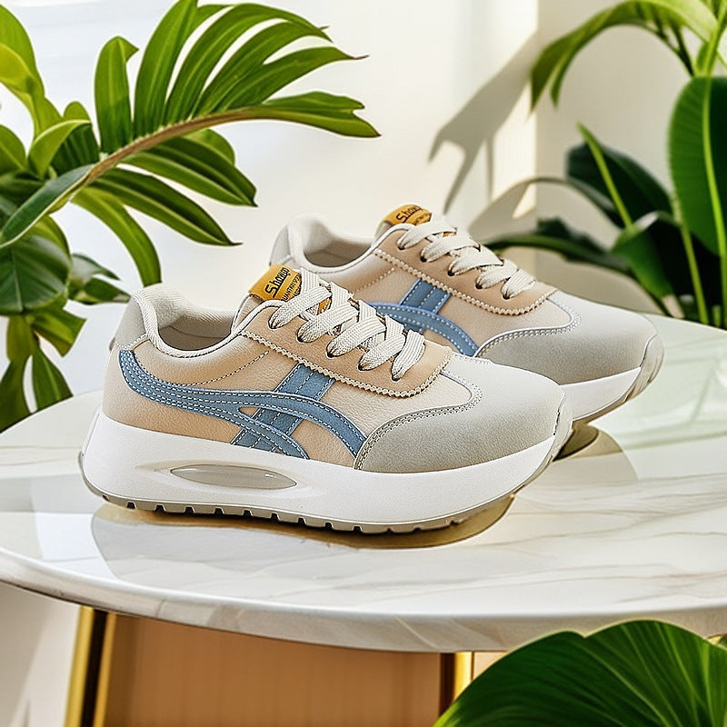 Damen Sportliche Sneaker mit atmungsaktiver Oberflächenstruktur und komfortabler Dämpfung EB