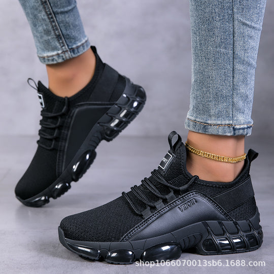 Damen Sportliche Laufschuhe mit stoßdämpfendem Obermaterial und atmungsaktiver Konstruktion EB