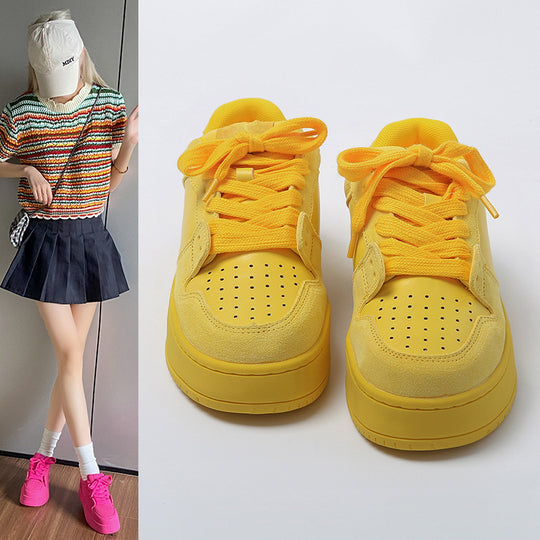 Damen Komfort-Sneaker mit breiter Sohle und atmungsaktivem Obermaterial EB