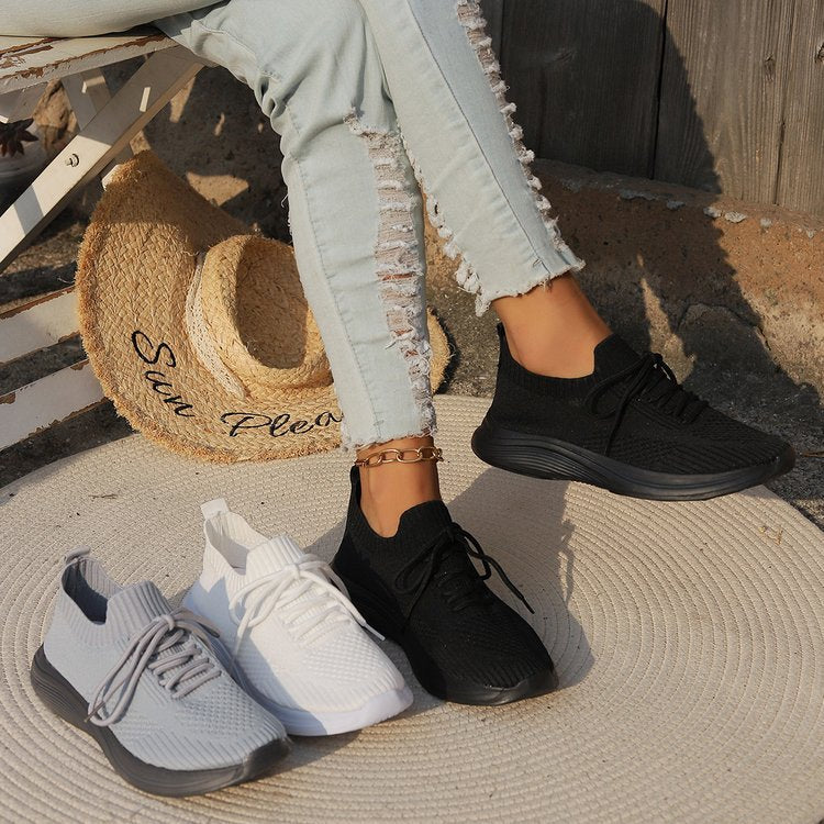 Damen atmungsaktive und flexible Sneakers EB