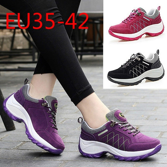 Damen Sportliche Freizeitschuhe mit rutschfester Sohle und dämpfender Einlage EB