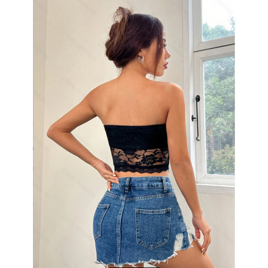 Damen Spitzenbustier mit elegantem Design und femininen Details EB