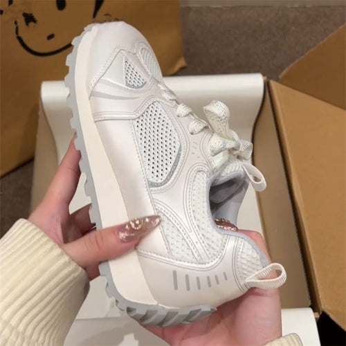 Damen Fitness Sneakers mit atmungsaktivem Mesh-EB