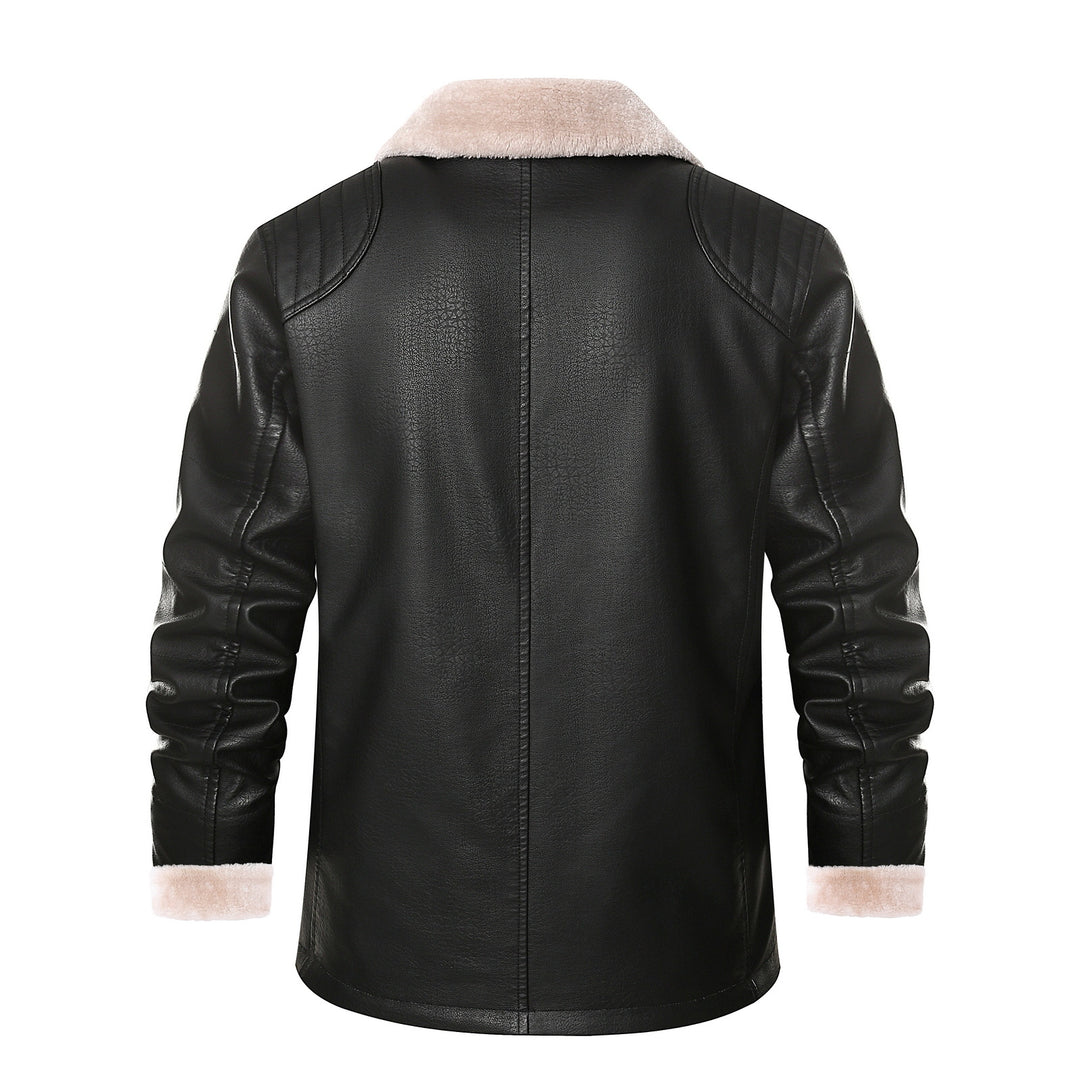 Herren schicke jacke mit warmem Innenfutter und elegantem Kragen EB