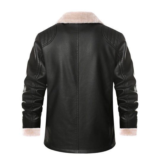 Herren schicke jacke mit warmem Innenfutter und elegantem Kragen EB