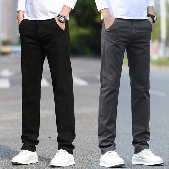 Herren Chinos mit schmalem Schnitt und elastischem Bund EB