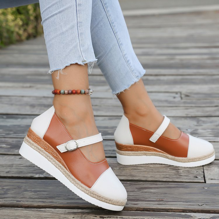 Damen modische und bequeme Sandaletten mit floralem Design EB