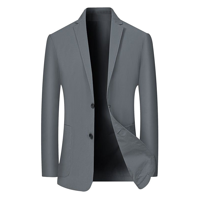 Herren Modernes Stretch Business-Sakko mit schmalem Schnitt und aufgesetzten Taschen EB