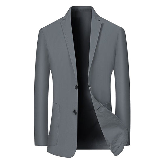 Herren Modernes Stretch Business-Sakko mit schmalem Schnitt und aufgesetzten Taschen EB