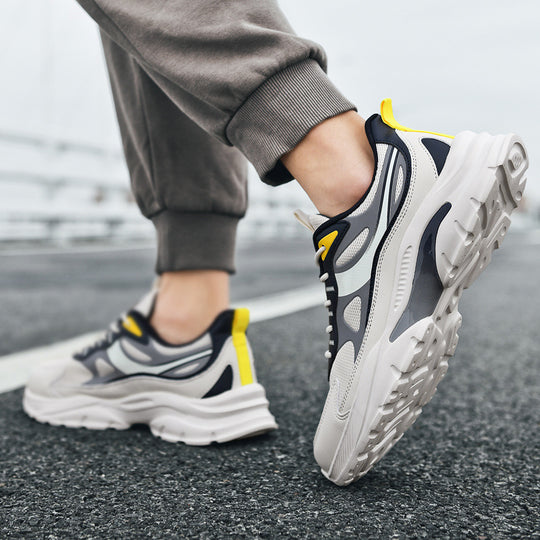 Damen Sportliche Hybrid-Sneaker mit atmungsaktiver Netzstruktur und dämpfender Sohle EB
