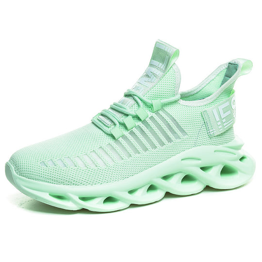 Damen Sportliche Leichtgewicht-Sneaker mit atmungsaktiver Strickoberfläche EB