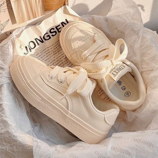 Damen modische Sneakers mit hochwertigem Obermaterial und extraleichtem Komfort EB