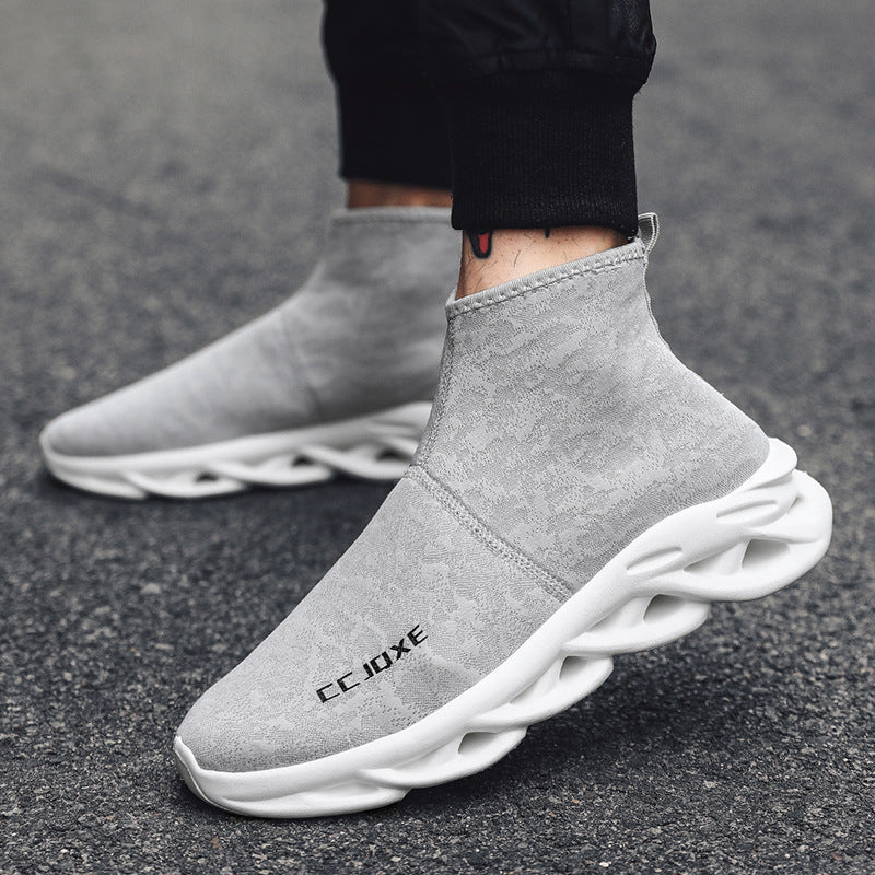 Damen High-Top Sneakers mit flexiblem Gehkomfort und atmungsaktivem Obermaterial EB