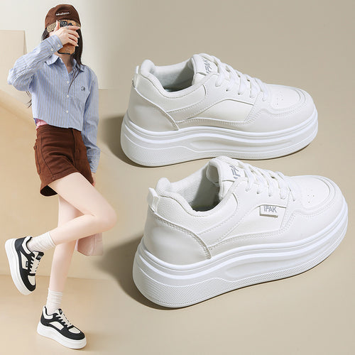 Damen Bequeme Plateau Sneakers mit hervorragender Dämpfung und atmungsaktivem Obermaterial EB