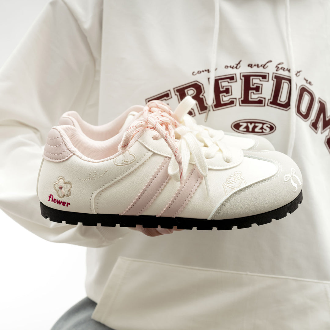 Damen Sneakers mit verspieltem Bananenmotiv und rutschfester Gummisohle EB