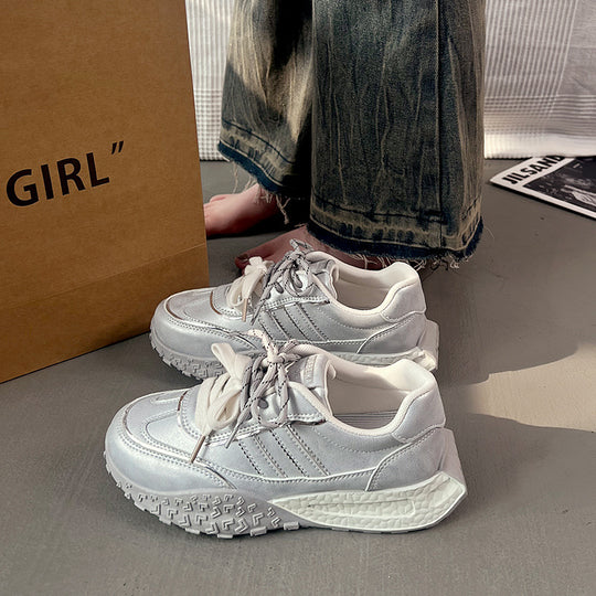 Damen Sportliche Sneakers mit modernem Design und dämpfender Sohle EB