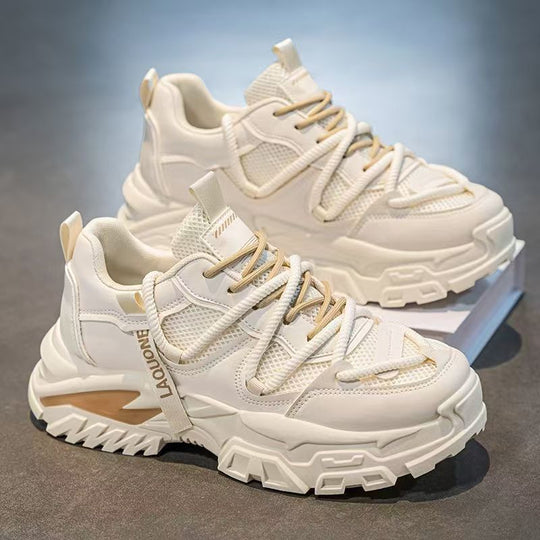 Damen Sportliche Chunky Sneakers mit atmungsaktiver Oberfläche EB