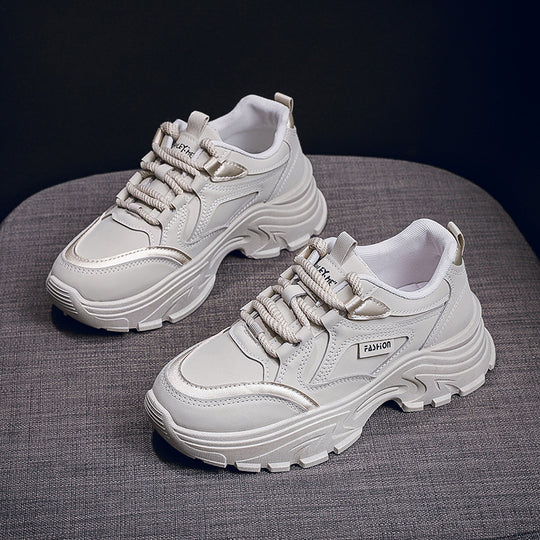 Damen Sportliche Chunky Sneakers mit modischem Design und stabiler Sohle EB