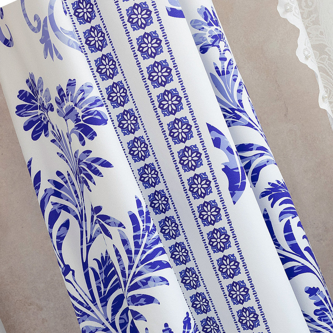 Damen Sommerkleid mit floralen Mustern und leichter luftiger Passform EB