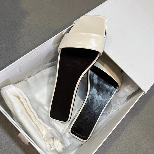 Damen Elegante und moderne Sling-Sandalen mit breitem Riemen EB