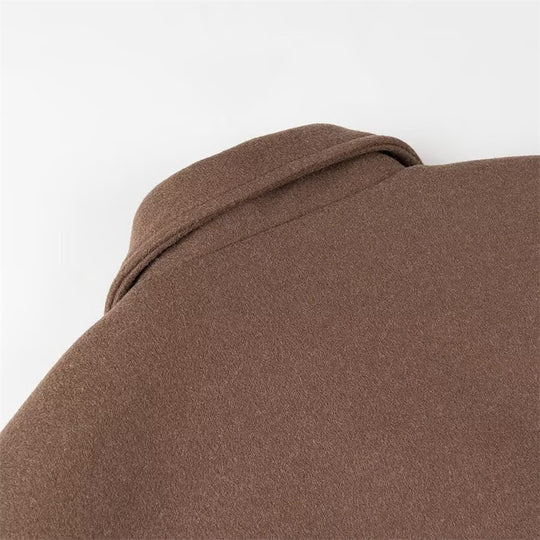 Damen modische Kurzjacke mit Stehkragen EB