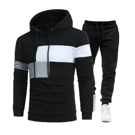 Herren modisches Sweatshirt- und Jogginghose-Set EB
