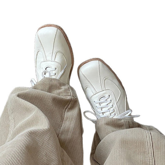 Damen Komfortable Schnürschuhe mit atmungsaktiver Innensohle und sportlichem Design EB