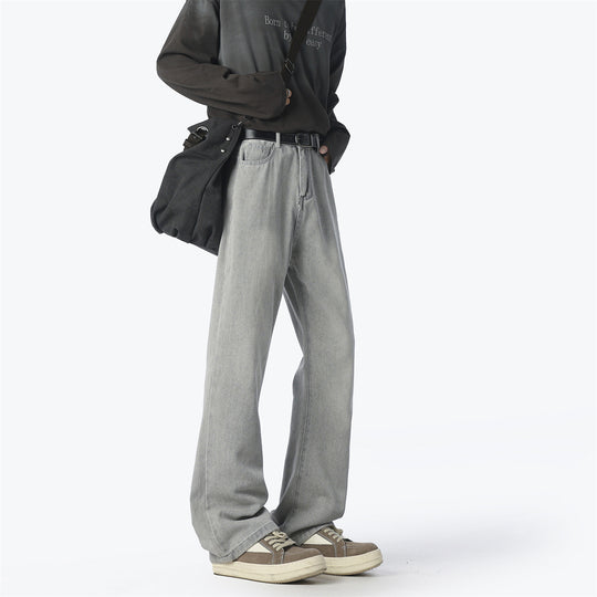 Damen Lässige High-Waist Denim-Hose im Vintage-Stil EB