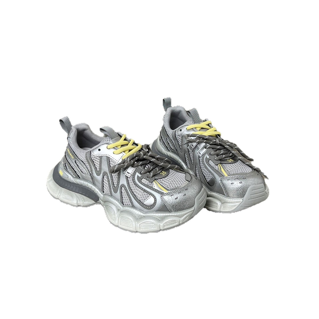Damen Sportliche Chunky Sneakers mit rutschfester Sohle und atmungsaktivem Obermaterial EB