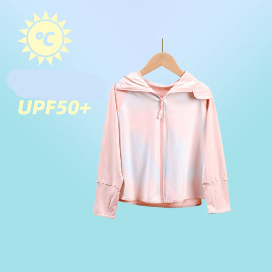 Damen leichte UV-Schutzjacke mit Kapuze EB