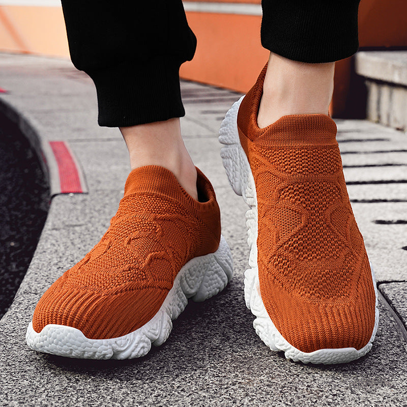 Damen Atmungsaktive Slip-On Sneakers mit flexiblem Sohlenprofil EB
