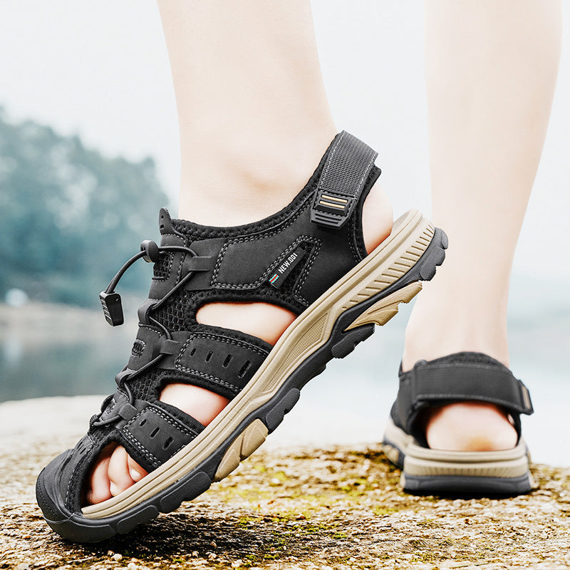 Damen Sportliche Freizeitsandalen mit atmungsaktivem Netz und rutschfester Sohle EB