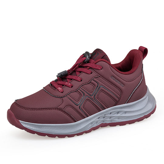 Damen Sportliche Lace-Up Sneakers mit atmungsaktivem Obermaterial und dämpfender Sohle EB