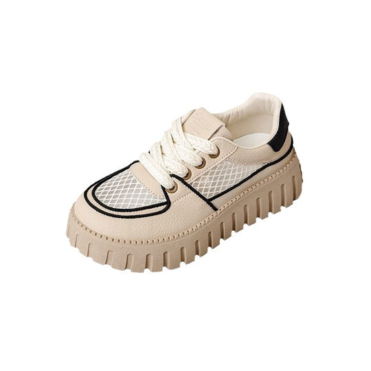 Damen modische Lifestyle-Sneaker mit texturiertem Obermaterial und dämpfender Sohle EB