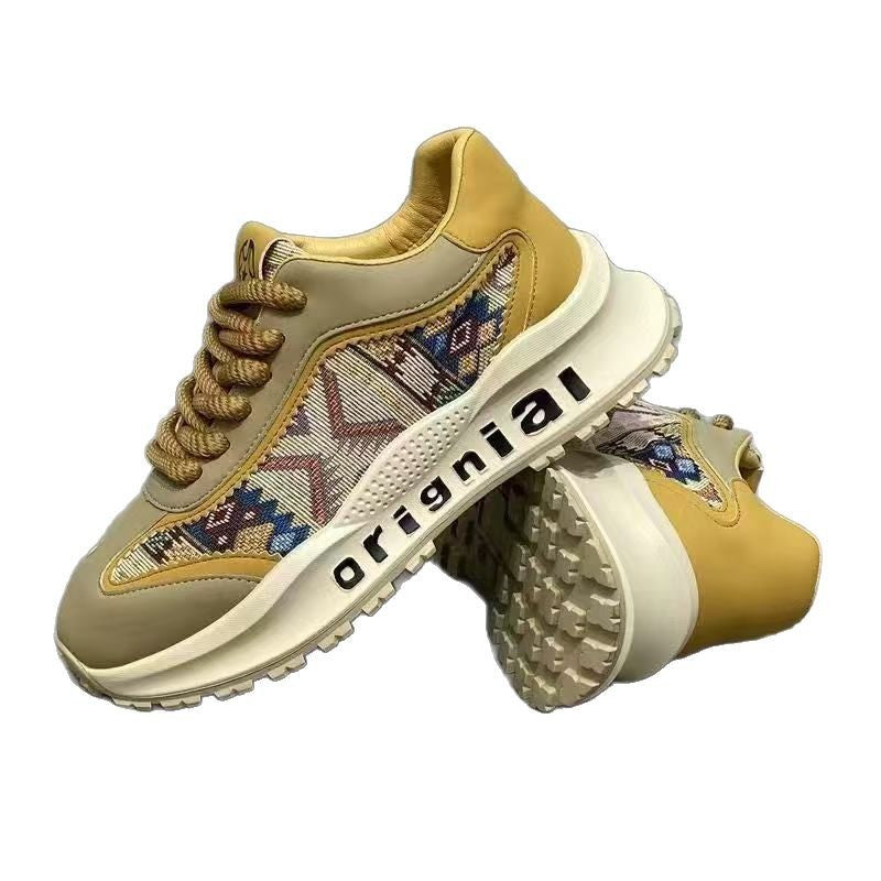 Damen Stilvolle und bequeme Sneakers mit markantem Design und stabiler Sohle EB