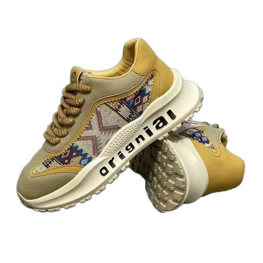 Damen Stilvolle und bequeme Sneakers mit markantem Design und stabiler Sohle EB
